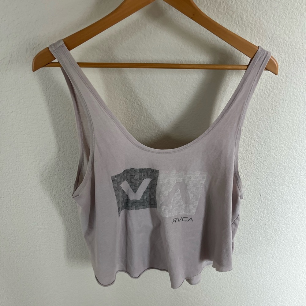 RVCA tank, pinkish grey. Size Med